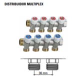 Distribuidor  Multiplex 2 Pontos 1 Polegada Emmeti - Imagem 2