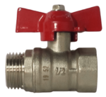 Válvula Esfera Macho/Fêmea Borboleta 1/2 Polegada  Emmeti