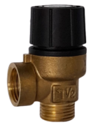 Válvula de Segurança Macho/Fêmea 2 Bar 1/2 Polegada Emmeti