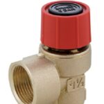 Válvula de Segurança para Painel Solar 6 Bar Fêmea/Fêmea 1/2 Polegada x 3/4 Polegada Emmeti