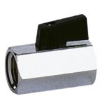 Válvula Esfera Micro Fêmea/Fêmea 1/2 Polegada Água/Ar Sfera Emmeti