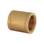 Luva Latão 1 Polegada Fêmea/Fêmea