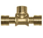 Tê Pex Rosca Central Macho 20 mm x 3/4 Polegada x 20 mm Emmeti
