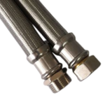 Engate Flexível para Aquecedor Macho x Fêmea 1/2 Polegada 100 cm Emmeti