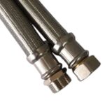 Engate Flexível para Aquecedor Macho x Fêmea 1/2 Polegada 60 cm Emmeti