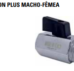 Válvula Esfera Micro Macho/Fêmea 1/8 Polegada Água/Ar Sfera Emmeti