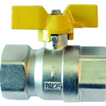 Válvula Esfera para Gás Fêmea/Fêmea Borboleta 3/4 Polegada Emmeti