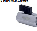 Válvula Esfera Micro Fêmea/Fêmea 3/8 Polegada Água/Ar Sfera Emmeti