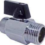 Válvula Esfera Micro Macho/Macho1/2 Polegada Água/Ar Sfera Emmeti
