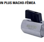 Válvula Esfera Micro Macho/Fêmea 3/8 Polegada Água/Ar Sfera Emmeti