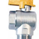 Válvula Esfera Angular para Gás Macho/Fêmea 1/2 Polegada Emmeti