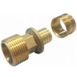Conector Fixo Macho Longa Pex 25 mm x 3/4 Polegada Emmeti