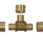 Tê Pex Redução Central 20 x 16 x 20 mm Emmeti