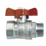 Válvula Esfera Macho/Fêmea Borboleta 3/4 Polegada  Emmeti