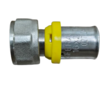 Conector Fêmea Móvel para Gás 16 mm x 1/2 Polegada Prensar Sfera - Imagem 4