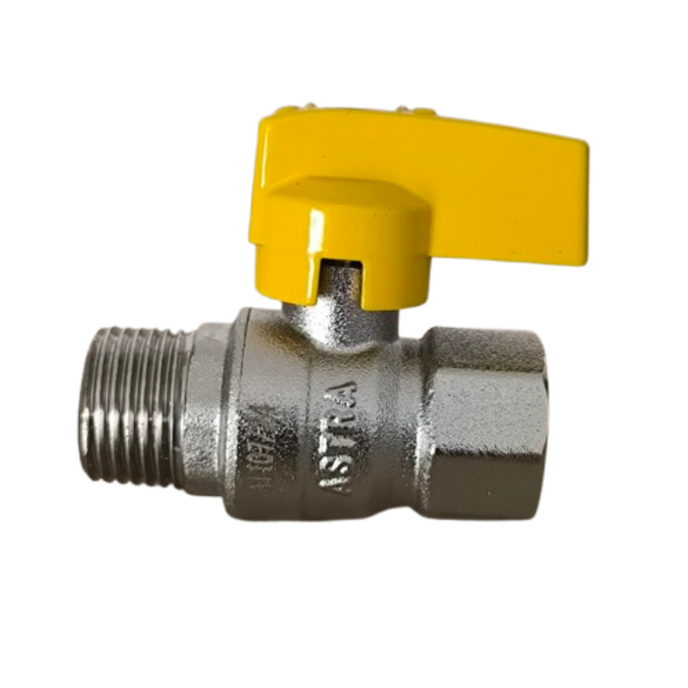 Válvula Reta para Gás Macho x Fêmea 1/2" Astra - Imagem 2