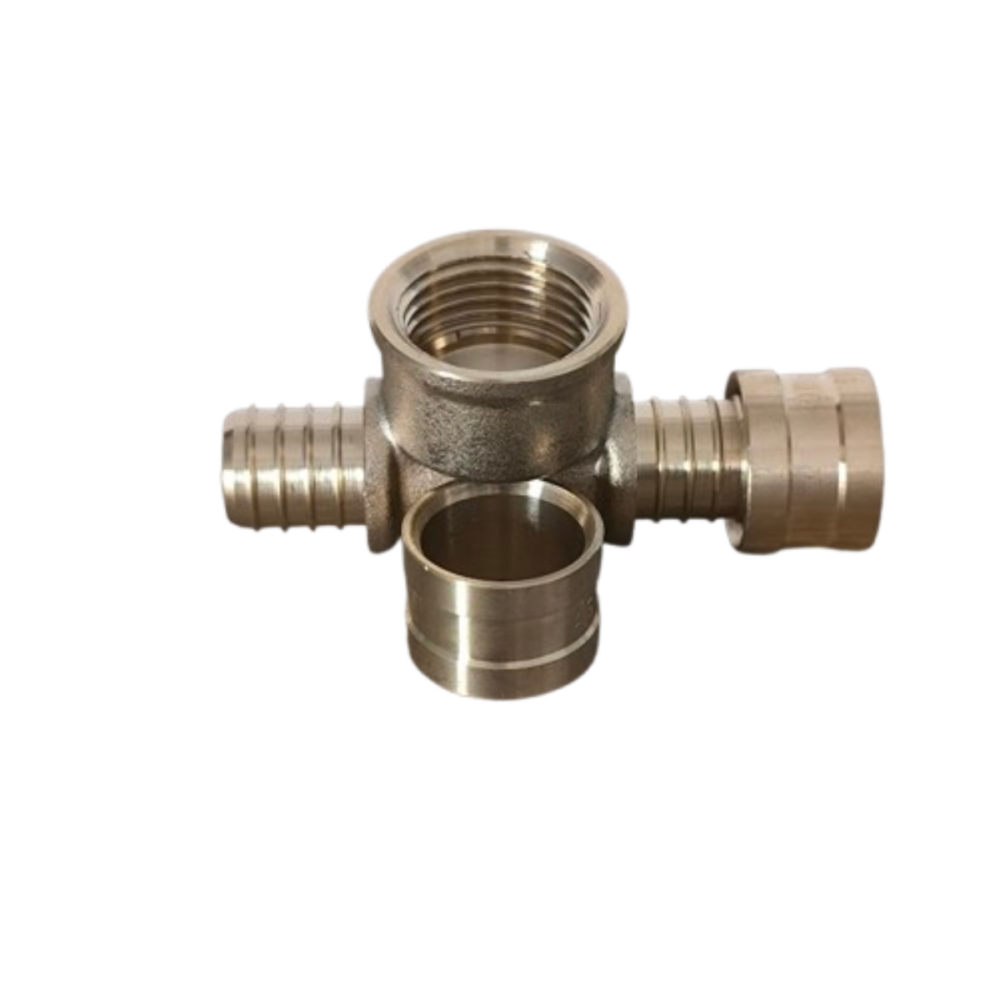 Tê Pex Água Rosca Central Fêmea 16 mm x 1/2" x 16mm Astra - Imagem 5