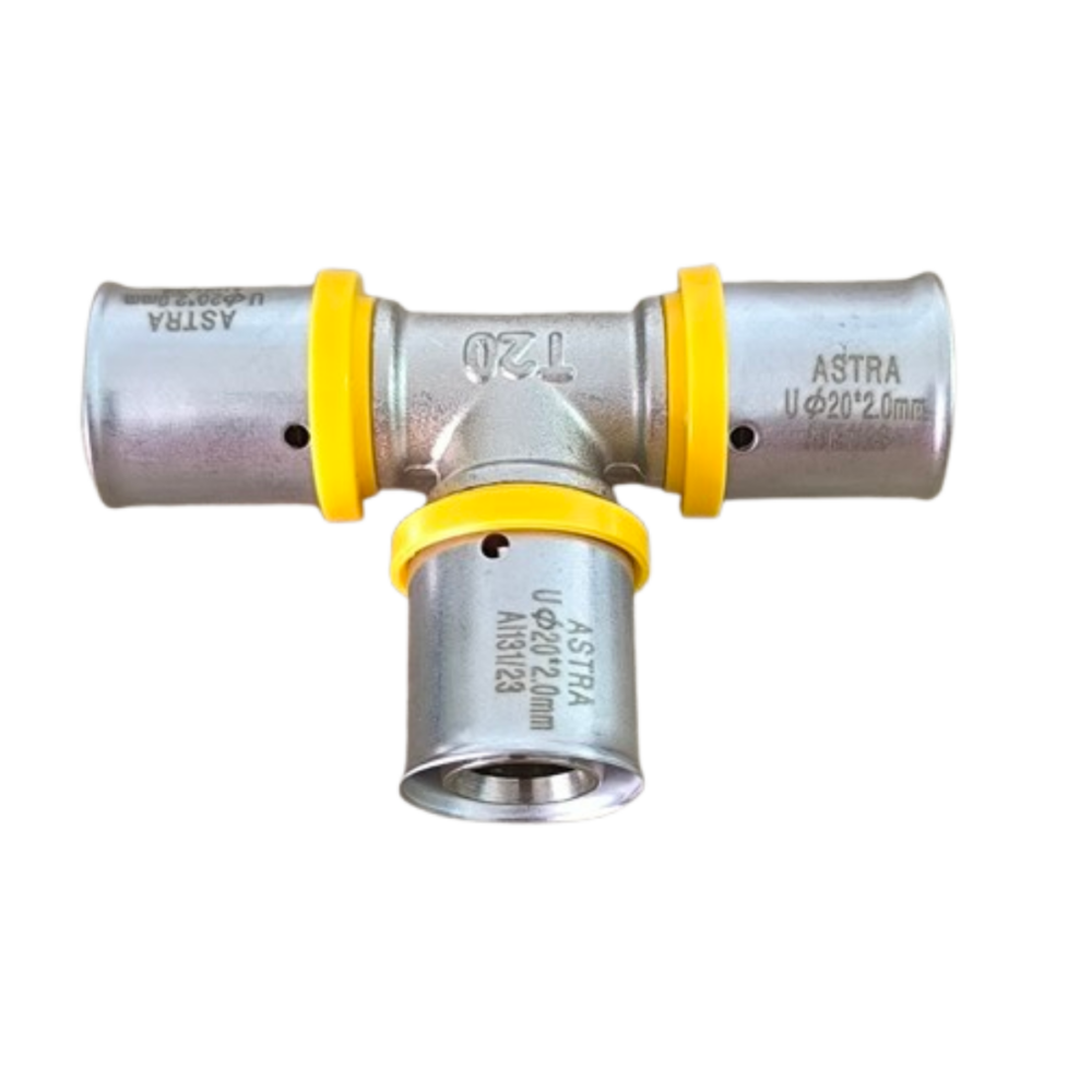 Tê Prensar para Gás 20 x 20 x 20 mm Astra - Imagem 3