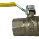 Válvula Esfera para Gás Fêmea/Fêmea Alavanca em Aço 1.1/4 Polegada Emmeti