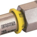 Conector Fêmea para Gás 16 mm x 1/2 Polegada Prensar Emmeti