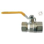 Válvula Esfera para Gás Fêmea/Fêmea Alavanca em Aço 1/2 Polegada Emmeti - Imagem 3