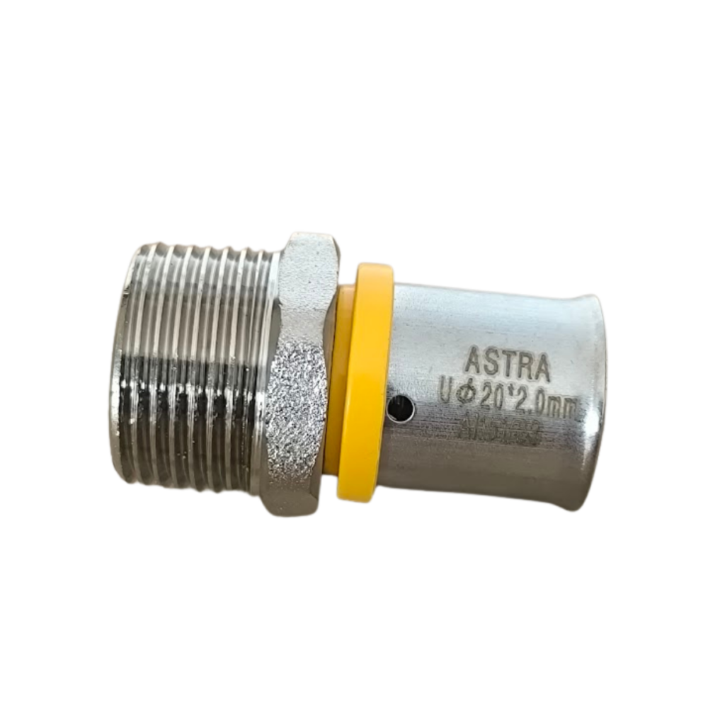 Conector Pex Gás Fixo Macho 20mm x 3/4" Astra - Imagem 3