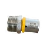 Conector Pex Gás Fixo Macho 20mm x 3/4" Astra - Imagem 3