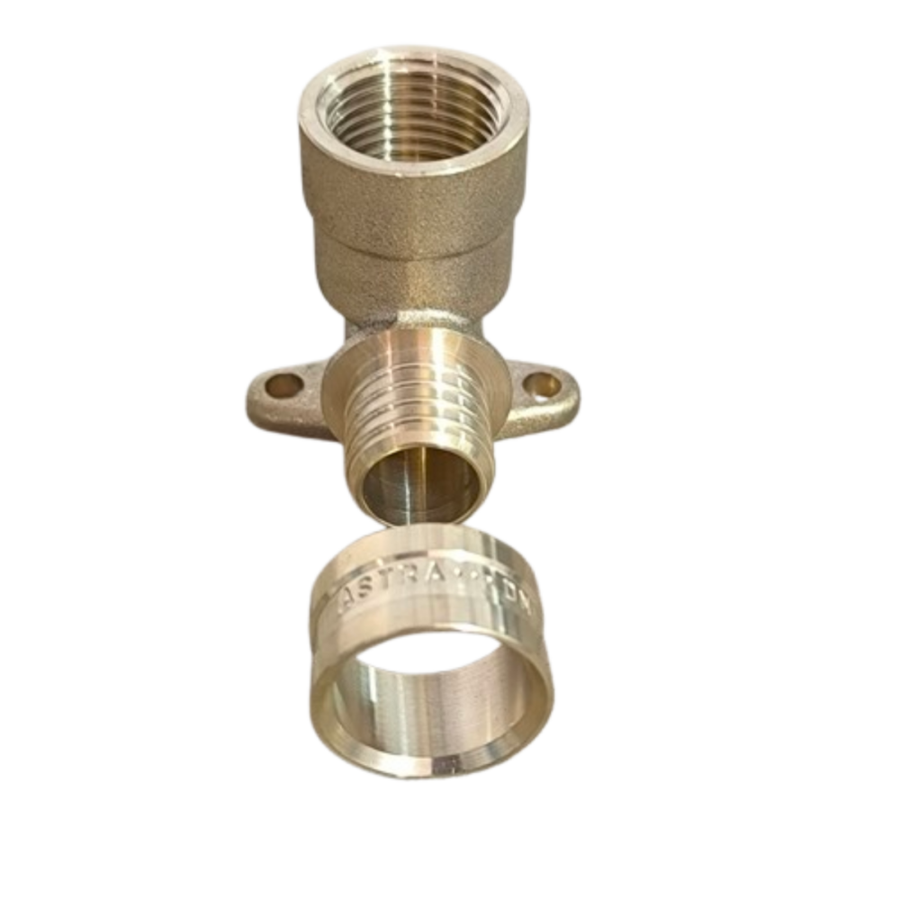 Cotovelo Pex Água com Base Fixa e Corpo Largo 20mm x 3/4" Astra - Imagem 2