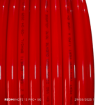 Tubo Pex 20mm Vermelho Pert Monocamada para Água Emmeti - Imagem 2