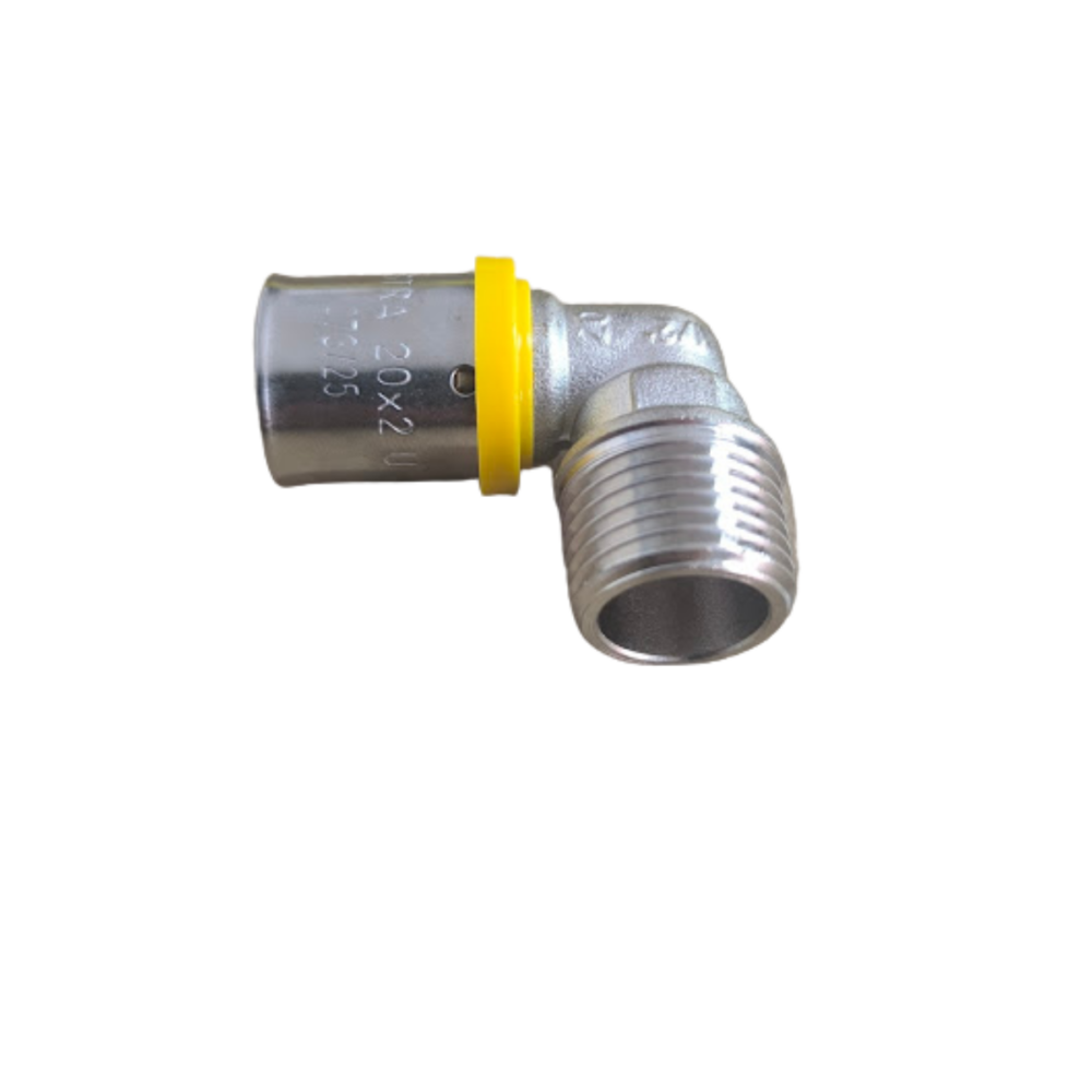 Cotovelo Pex Gás com Rosca Macho 1/2" x 20mm Astra - Imagem 4