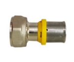 Conector Fêmea Móvel para Gás 20 mm x 1/2 Polegada Prensar Sfera - Imagem 5