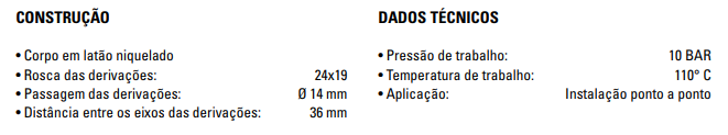 Distribuidor  Modular 3 Pontos 1 Polegada  Emmeti - Imagem 3