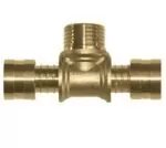Tê Pex Rosca Central Macho 20 mm x 1/2 Polegada x 20 mm Emmeti - Imagem 2