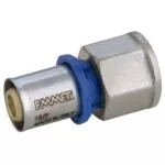 Conector Fêmea Para Água 20 mm X 3/4 Polegada Prensar Emmeti