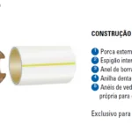 Conexão Monobloco para Água 20 mm Roscar Emmeti