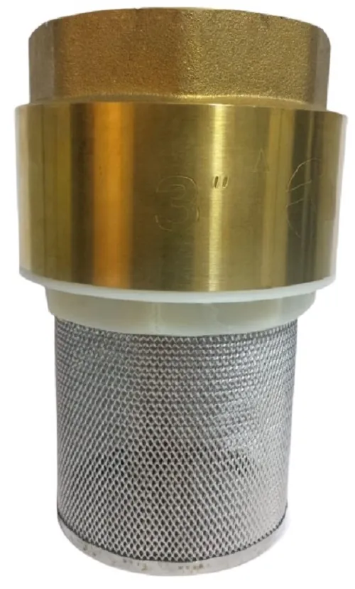 Válvula Fundo de Poço com Tela Inox 3 Polegada Emmeti - Imagem 1