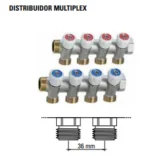 Distribuidor Multiplex 4 Pontos 1 Polegada Emmeti - Imagem 2