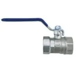 Válvula Esfera Fêmea/Fêmea Alavanca em Aço 1 Polegada Emmeti