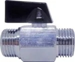 Válvula Esfera Micro Macho/Macho 3/8 Polegada Água-Ar Sfera Emmeti