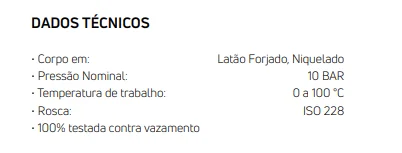 Válvula Esfera Micro Macho/Fêmea 3/8 Polegada Água/Ar Sfera Emmeti - Imagem 3