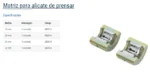 Matriz para Alicate de Prensar 20 mm Emmeti - Imagem 2