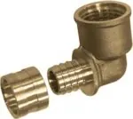 Cotovelo Fêmea Pex 20 mm x 3/4 Polegada Emmeti - Imagem 2