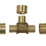 Tê Pex Redução Central e Lateral 20 x 16 x 16 mm Emmeti