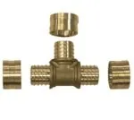 Tê Pex Aumento Central 16 mm x 20 mm x 16 mm Emmeti