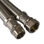 Engate Flexível com Trama em Aço Inox Macho/Fêmea 1/2 Polegada x 60 cm Emmeti