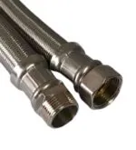 Engate Flexível com Trama em Aço Inox Macho/Fêmea 1/2 Polegada x 60 cm Emmeti