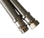 Engate Flexível com Trama em Aço Inox Macho/Fêmea 1/2 Polegada x 60 cm Emmeti - Imagem 2