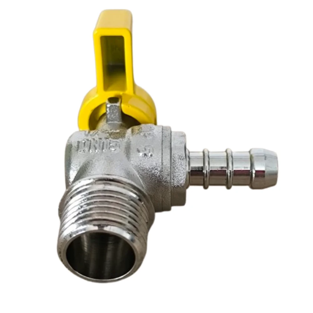 Válvula 90º para Gás Macho 1/2" x Espigão Astra - Imagem 4