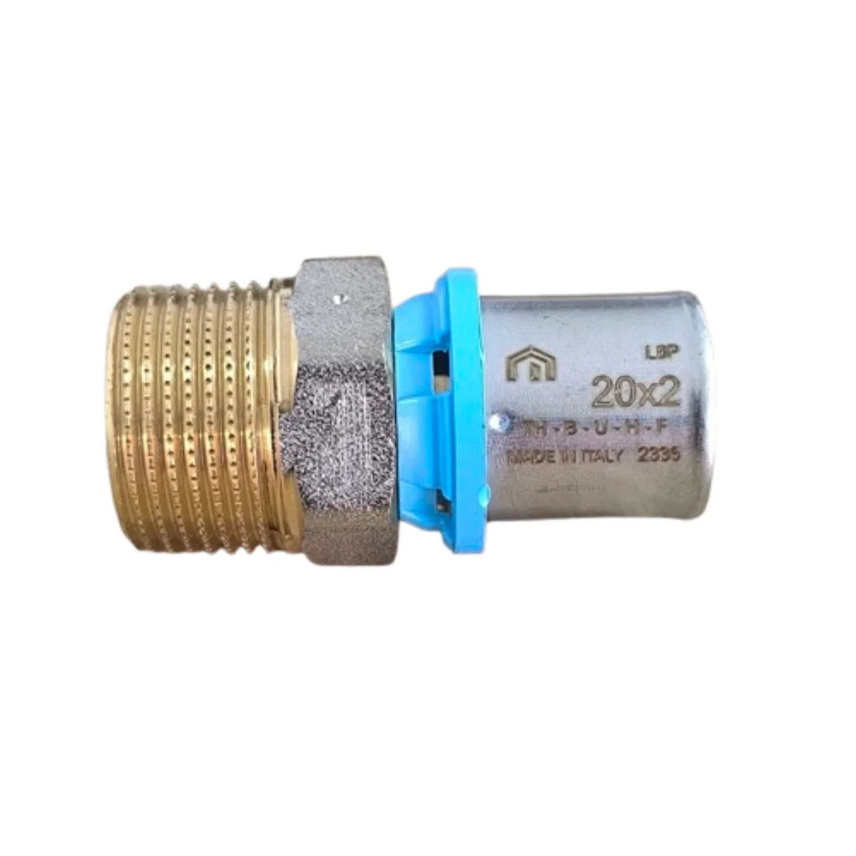 Conector Macho para Água 20 mm X 3/4 Polegada Prensar Emmeti - Imagem 1