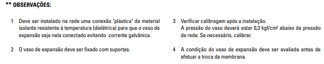 Vaso De Expansão 8 L Rosca 3/4 Polegada Circuito Aberto  Emmeti - Imagem 2
